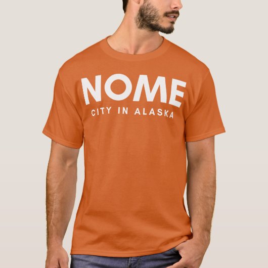 Nome City Alaska T-shirt (Voorkant)