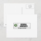 Nominaal G Briefkaart (Voorkant / Achterkant)