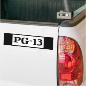 Nominaal PG-13, Ratingsysteem Bumpersticker (Op Truck)
