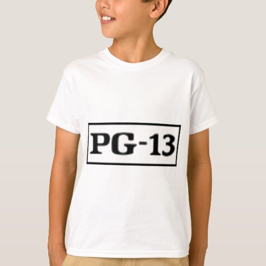 Nominaal PG-13, Ratingsysteem T-shirt (Voorkant)