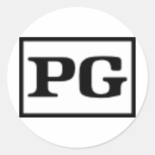 Nominaal PG, beoordelingssysteem Ronde Sticker (Voorkant)