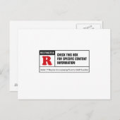 Nominaal R Briefkaart (Voorkant / Achterkant)