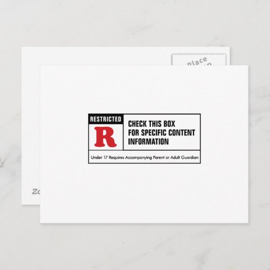 Nominaal R Briefkaart (Voorkant / Achterkant)