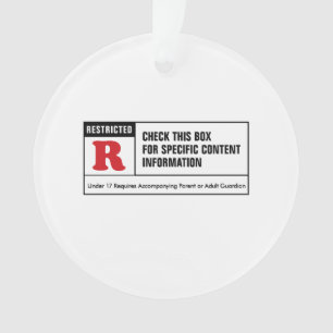Nominaal R Ornament