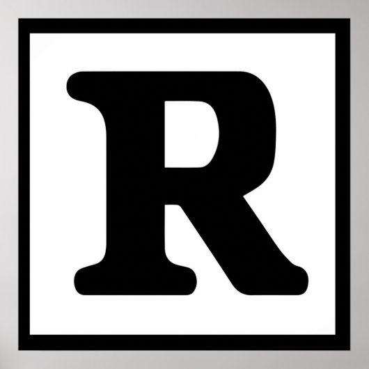 Nominaal R Poster (Voorkant)