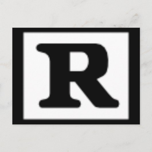 Nominaal R, Ratingsysteem Briefkaart (Voorkant)