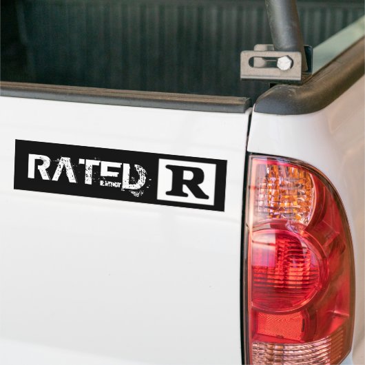 Nominaal R, Ratingsysteem Bumpersticker (Op Truck)