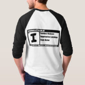 Nominale I voor onvolgroeide T-shirt (Achterkant)