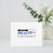 Nominale NC-17 Briefkaart (Staand voorkant)