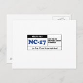 Nominale NC-17 Briefkaart (Voorkant / Achterkant)