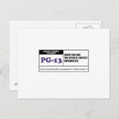 Nominale PG 13 Briefkaart (Voorkant / Achterkant)