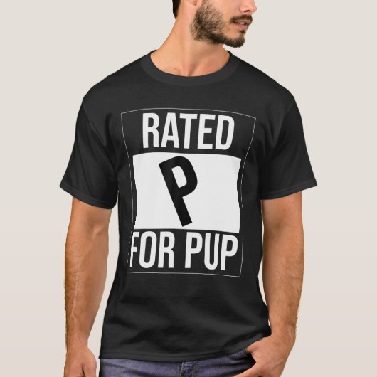 Nominale waarde voor Pup Gay Funny T-shirt (Voorkant)