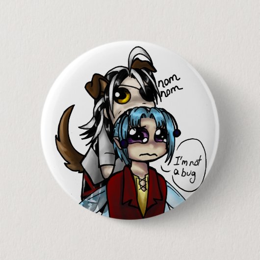 NomNom Button (Voorkant)