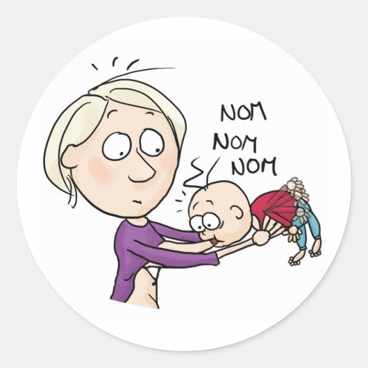 Nomnomnom sticker (Voorkant)