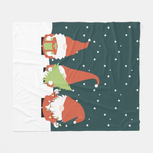 Nomos navideños fleece deken (Voorkant (Horizontaal))