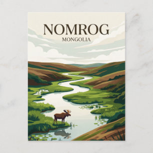 Nomrog Strict Beschermd Gebied Mongolië Briefkaart