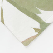 Non 65th Anniversary Aangepaste naam Roze Roos Fleece Deken (Hoek)