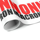 NON à MACRON Cadeaupapier (Rol Hoek)