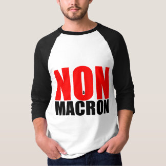 NON À MACRON Mannen Shirt