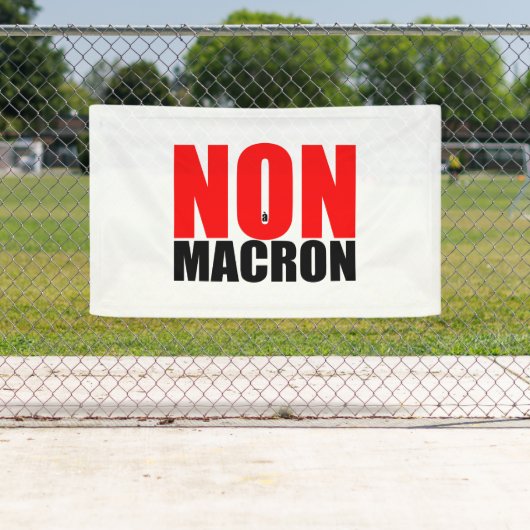 NON à MACRON Open banner (Insitu)