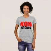 NON à MACRON T-shirt (Voorkant volledig)