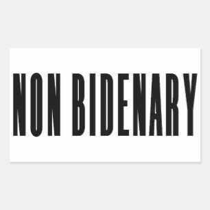 Non-Bidenary   Anti Joe Biden   Licht Rechthoekige Sticker