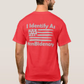 Non-Bidenary T-shirt (Achterkant)