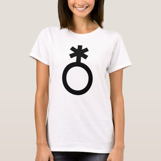 Non-binair geslachtssymbool t-shirt (Voorkant)