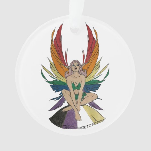 Non-binaire Faerie Ornament (voorkant)