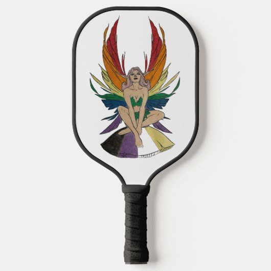 Non-binaire Faerie Pickleball Paddle (Voorkant)