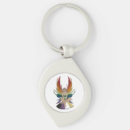 Non-binaire Faerie Sleutelhanger (Voorkant)