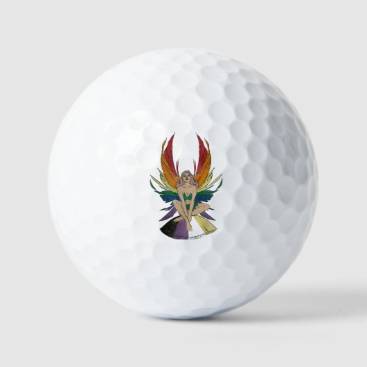 Non-binaire fee golfballen (Voorkant)