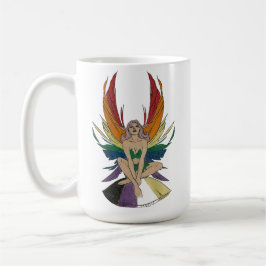 Non-binaire fee koffiemok