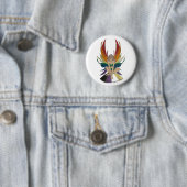 Non-binaire fee ronde button 5,7 cm (In situ)