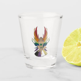 Non-binaire fee shot glas