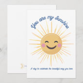 non-binaire feestkaart kaart (Voorkant / Achterkant)