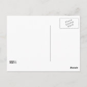 Non-binaire geschilderde protestvlag briefkaart (Achterkant)