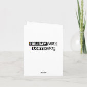 Non-binaire Pride Holigay-boom Kerstkaart Feestdagen Kaart (Achterkant)