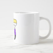 Non-binaire Pride-vlag Chai Grote Koffiekop (Rechts)