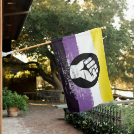Non-binaire Pride Vuist Huisvlag