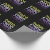 Non-binaire Retro Pride Cadeaupapier (Hoek)
