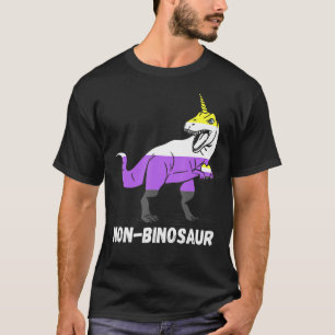 Non-Binaire Rex Unicorn Lgbtq Nonbinary Vlag Gesla T-shirt