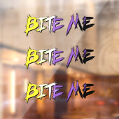 Non-Binaire Trots Bijt Me Raamsticker (Vel 2)