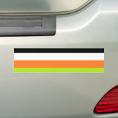Non-Binaire Trots Bumpersticker (Op auto)