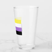 Non-binaire trots glas (Links)