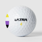 Non-binaire trots golfballen (Logo)