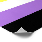 Non-binaire trots poster (Hoek)