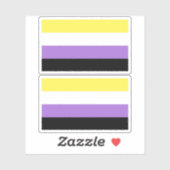 Non-binaire trots sticker (Vel)
