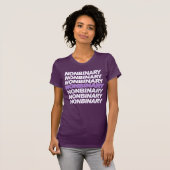 Non-binaire trots T-shirt (Voorkant volledig)