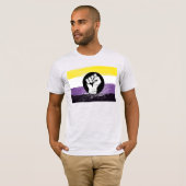 Non-binaire trots T-shirt (Voorkant volledig)